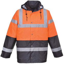 Parka bicolor Traffic, de alta visibilidad S467