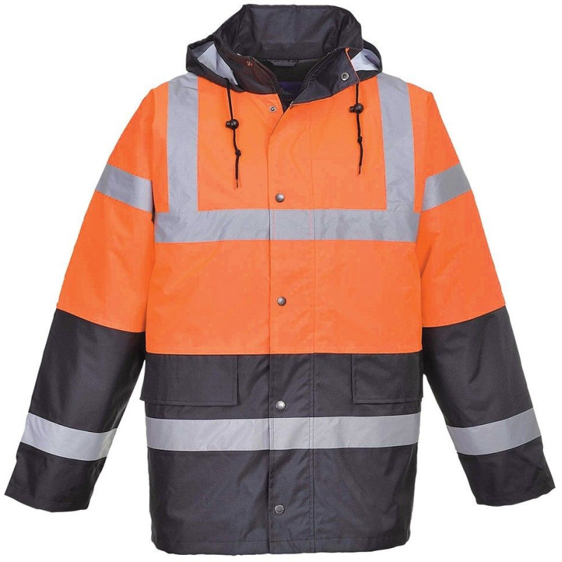 Parka bicolor transpirable de alta visibilidad S760