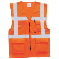 Parka bicolor transpirable de alta visibilidad S760