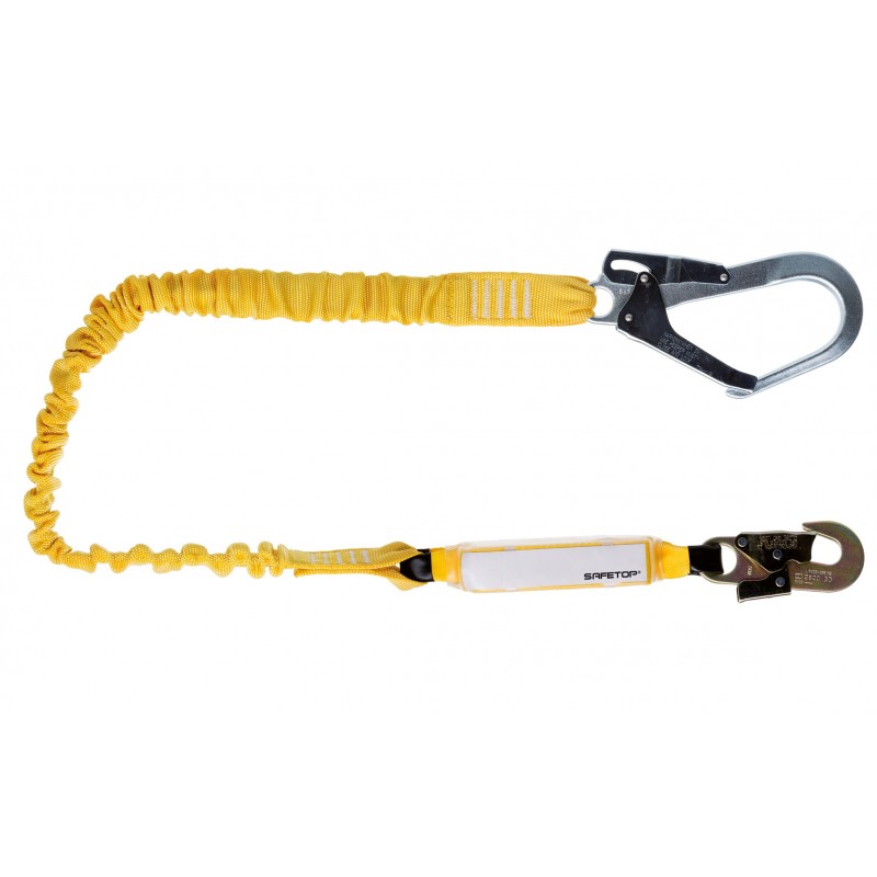 Mini absorbedor con cinta elástica de 2m de longitud y mosquetones 80163