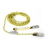 Cuerda de poliéster de 10m y 12mm con altochut , 2 mosquetones y absorbedor 81231