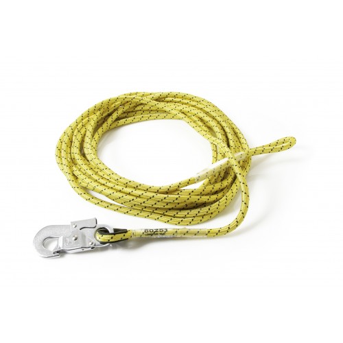 Cuerda de 10m y 10,5mm Tipo B cilíndrica con mosquetón no extraíble 80251