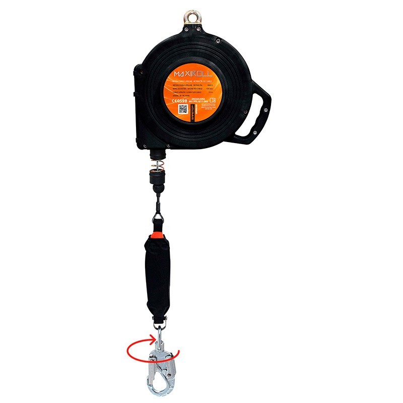 Maxiroll Retráctil 6m de cable uso Horizontal-Vertical 120 Kg 80806