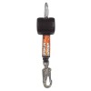 Roller retráctil cinta 2m 100Kg absorbedor + mosquetones 80330