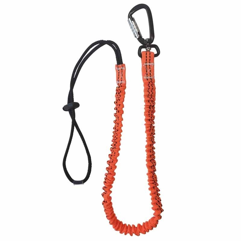 Tool-holder. Cinta elástica con mosquetón para herramientas 80198