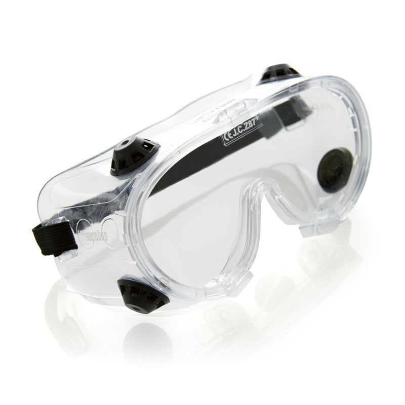 Gafa integral de PVC ocular claro con válvulas JOLLY 10420