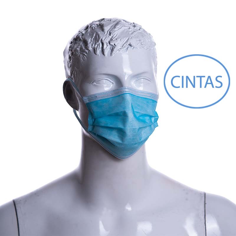 Mascarilla quirúrgica tipo IIR - Con cintas (2.000 uds.)