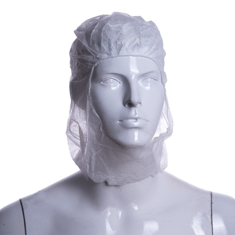 Burka/Gorro Integral de Polipropileno Blanco 20g con Mascarilla (500 uds)