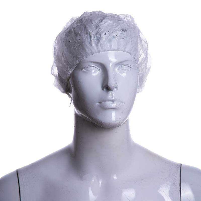 Gorro Redondo de Polipropileno Blanco (2000 uds.)