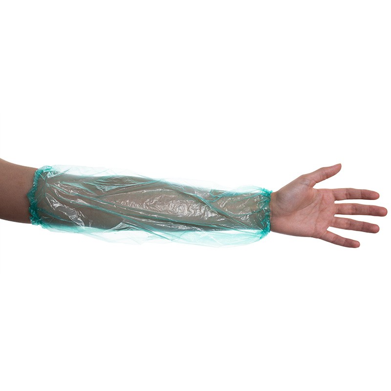 Cubre Mangas de Polietileno Verde 0.02mm Sellado A Mano (2000 uds)