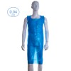 Delantal Polietileno Azul LDPE Virgen 0,04mm (500 uds)