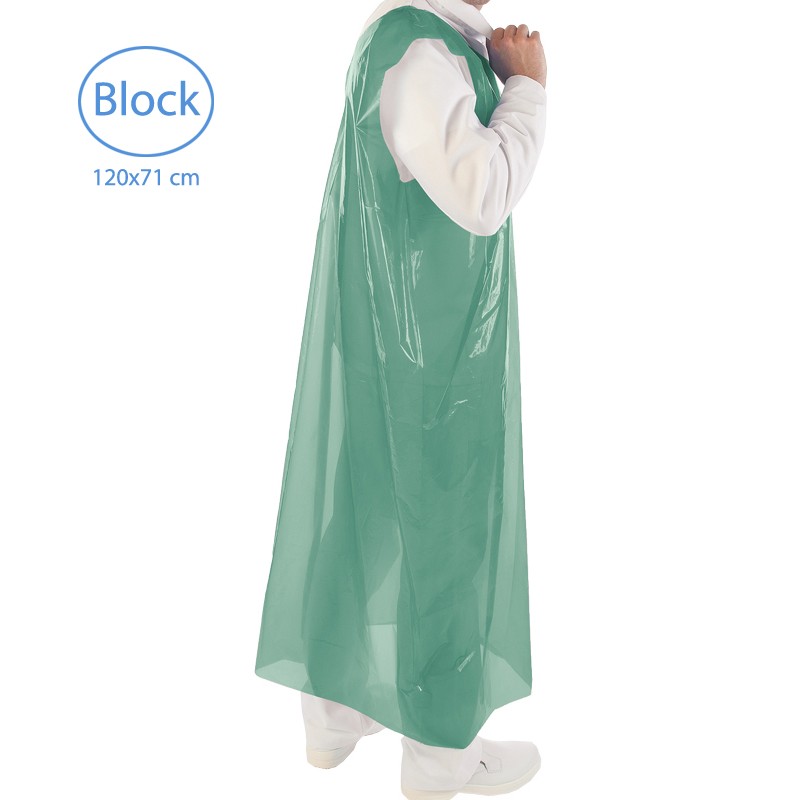 Poncho Polietileno Verde LDPE Virgen 0.04mm (250 uds.)