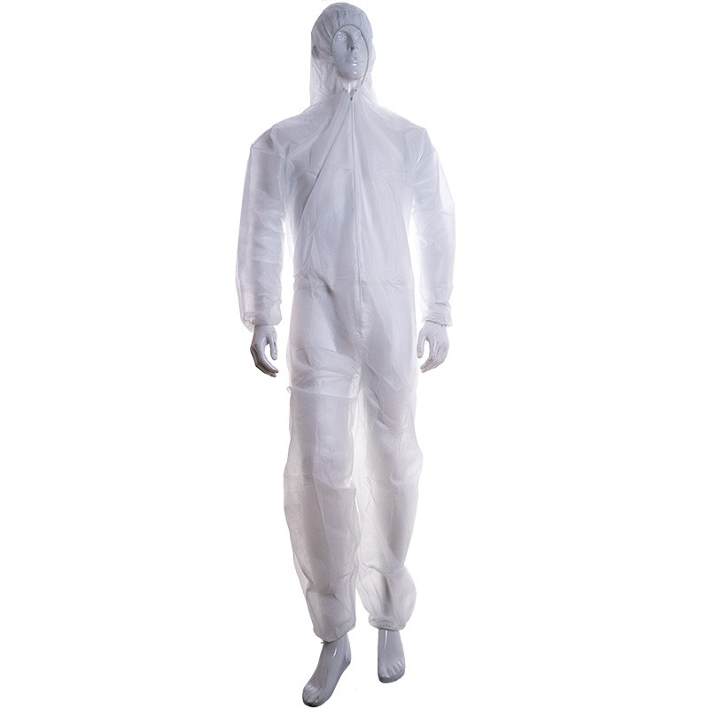 Mono Buzo Talla M de Polipropileno Blanco (50 uds.)