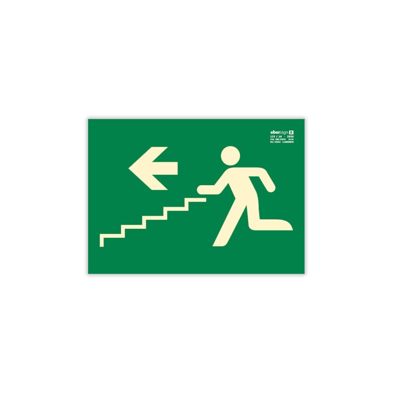 Señal Escalera de Emergencia (Izquierda)