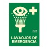 Señal "LAVAOJOS DE EMERGENCIA"