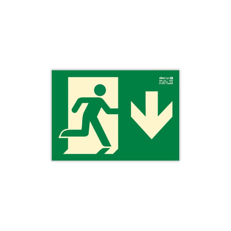 Señal Salida de Emergencia (Abajo)