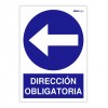 Señal Dirección Obligatoria (Izquierda)