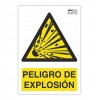 Señal "PELIGRO DE EXPLOSIÓN"
