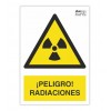 Señal "¡PELIGRO! RADIACIONES"