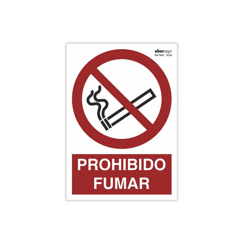 Señal "PROHIBIDO FUMAR"